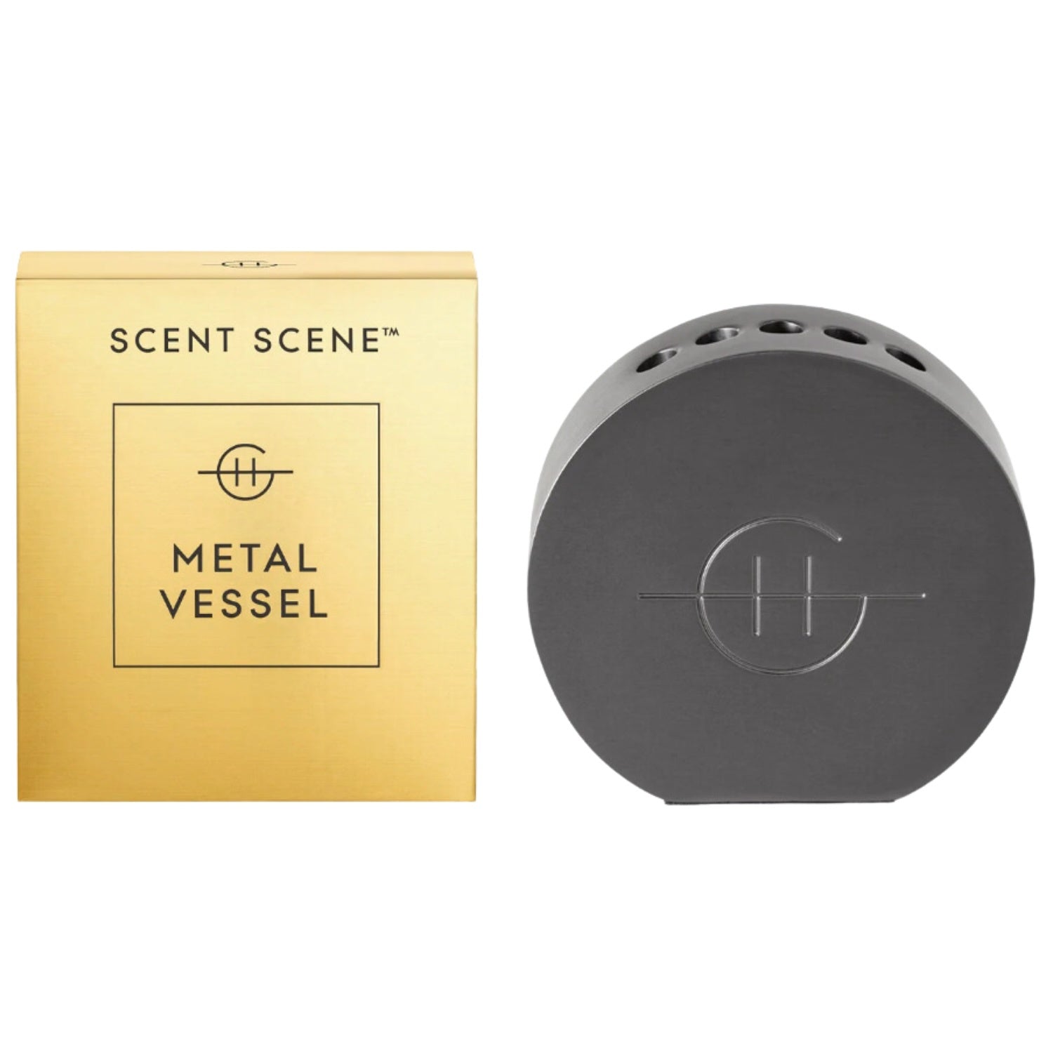 Scent Scene Metal Vessel - Black
