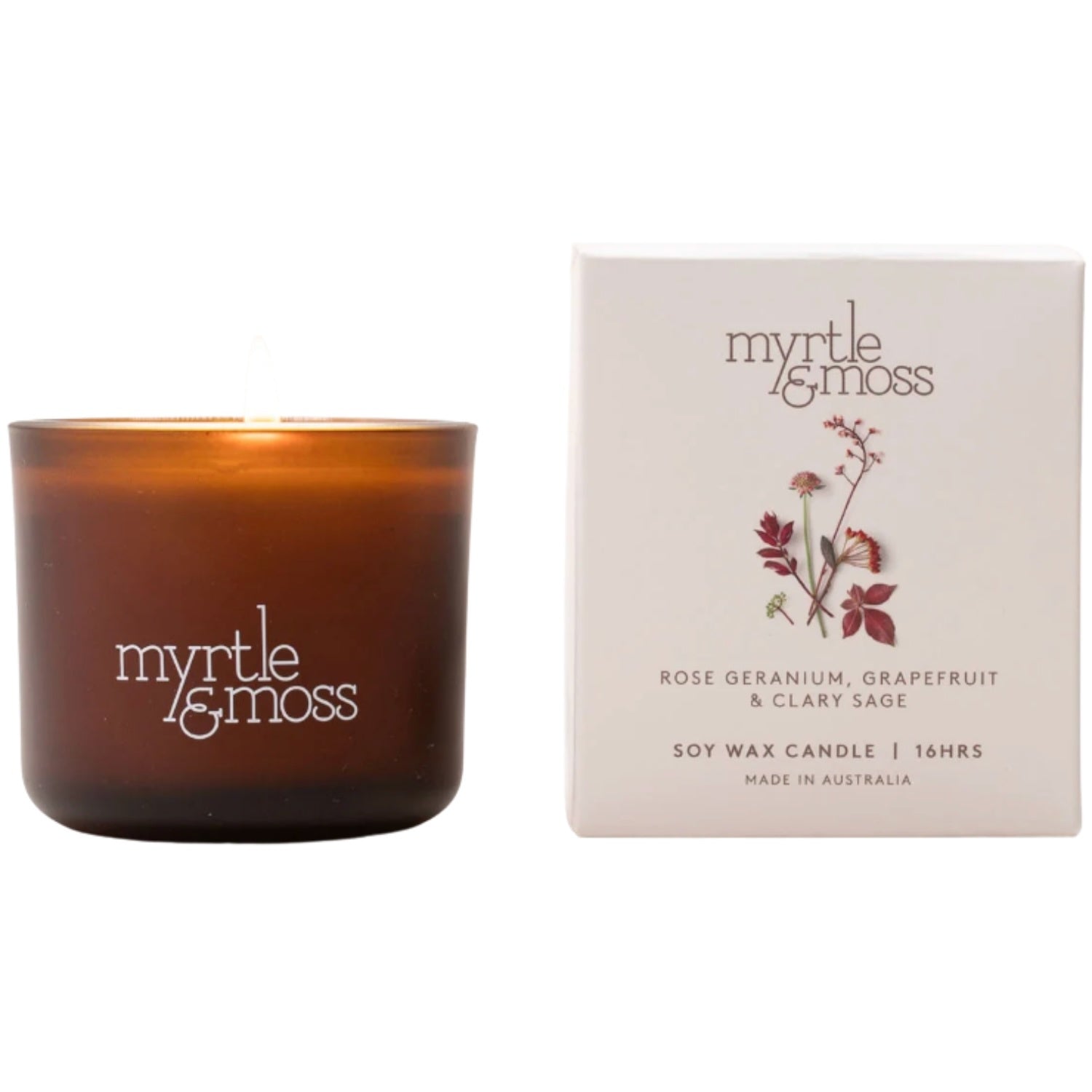 Rose Geranium Mini Candle