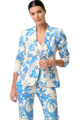 Leandro Blazer - Azure Mosaic