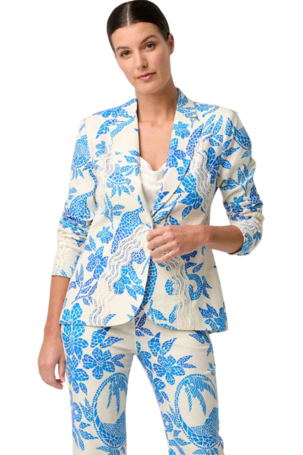 Leandro Blazer - Azure Mosaic