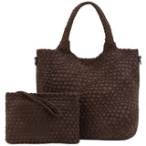 Arielle 2 pc Handbag - Chocolate