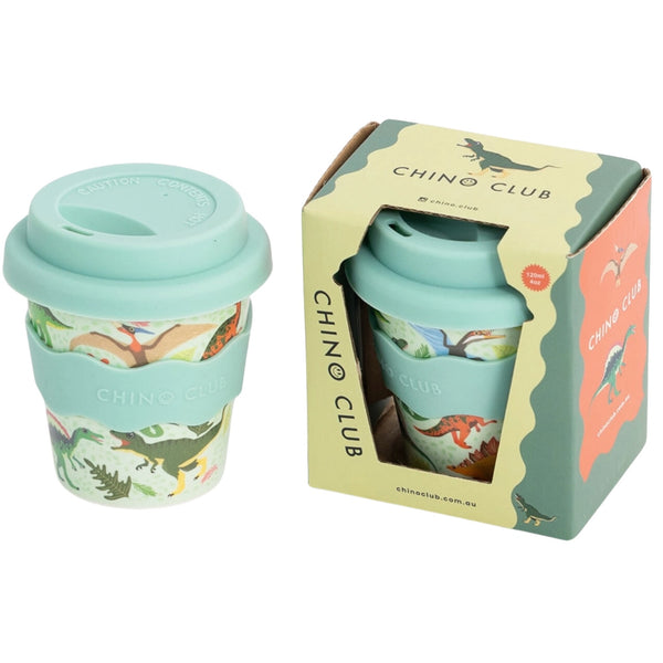 4oz Babychino Cup - Green Dino
