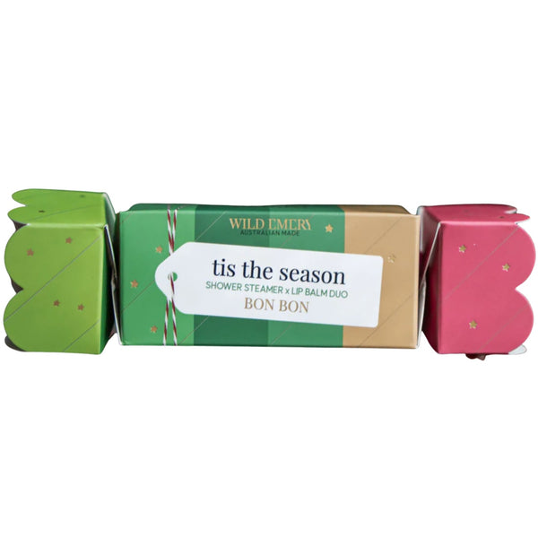 Xmas Shower Steamer/Lip Balm Duo -Bergamot