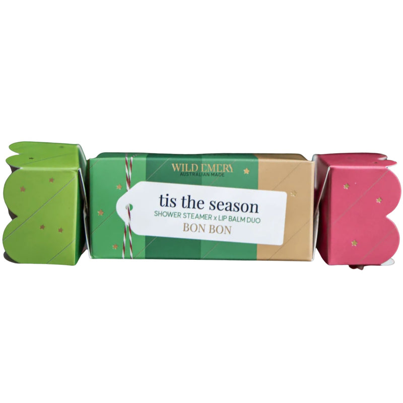 Xmas Shower Steamer/Lip Balm Duo -Bergamot