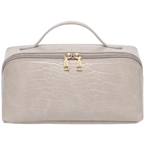 Mary Cosmetic Bag - Croc Putty