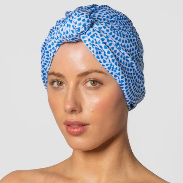 Dahlia Shower Cap - Azurra Dot (Big)