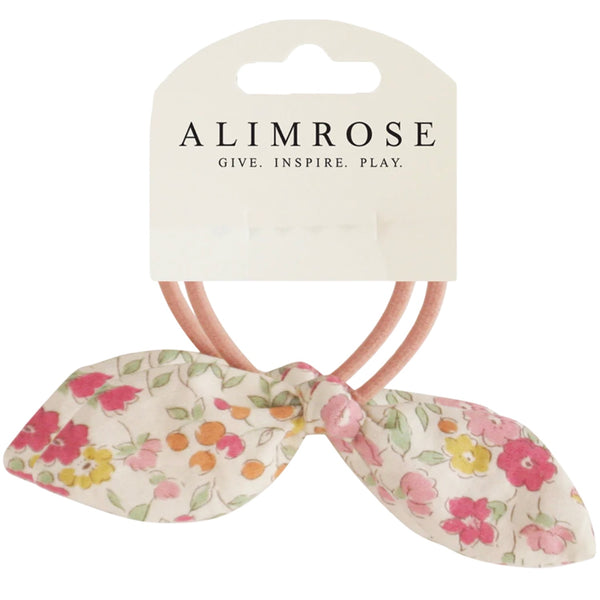 Bunny Hair Tie Set - Rose Garden