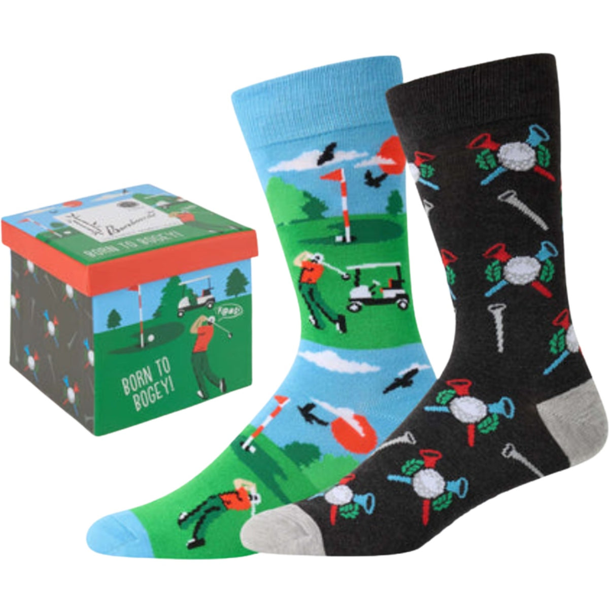 Born To Bogey Socks 2pk - (7-11)