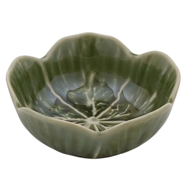 Cabbage Ceramic Bowl 8.5x3.5cm - Green