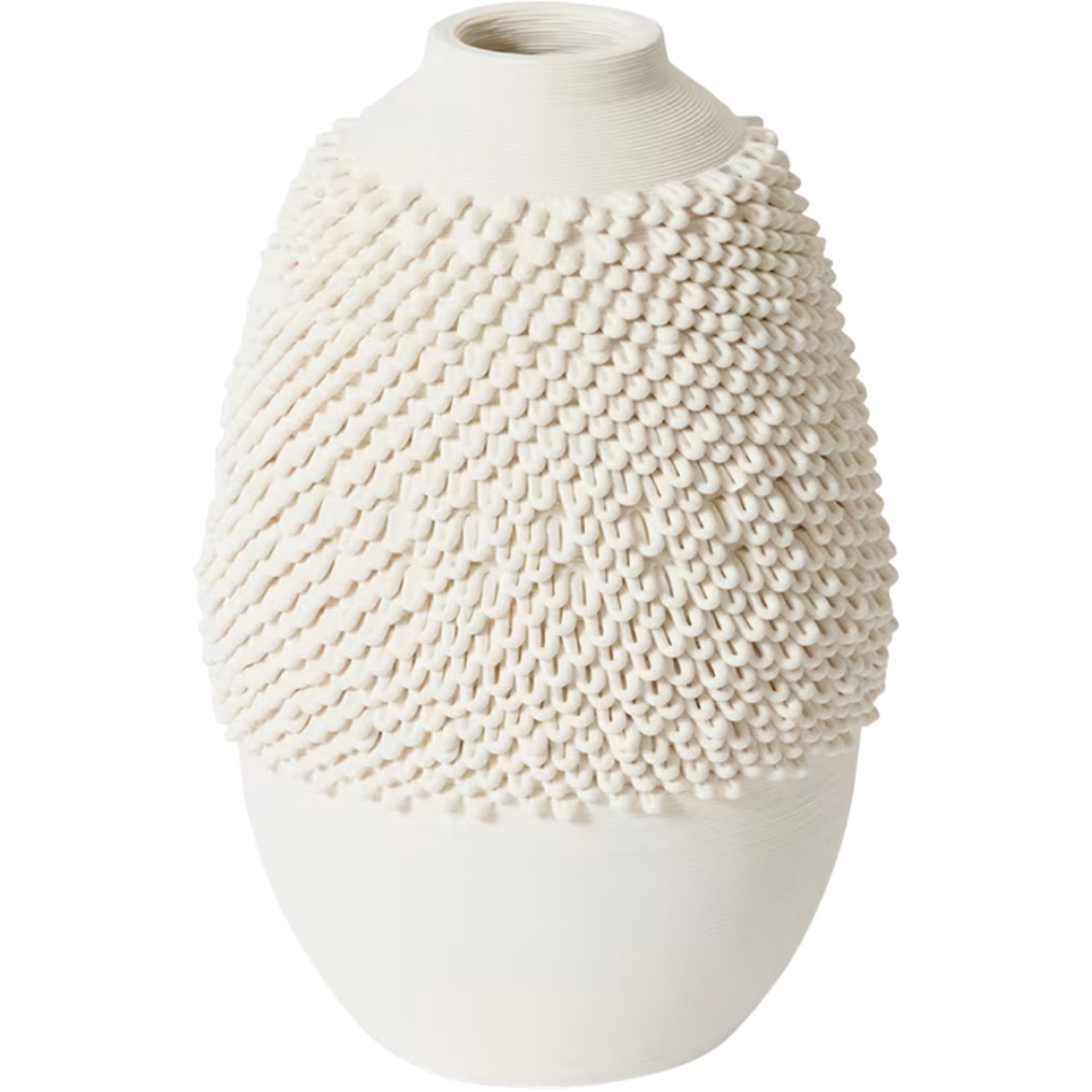 Hakaku 26cm Vessel - White