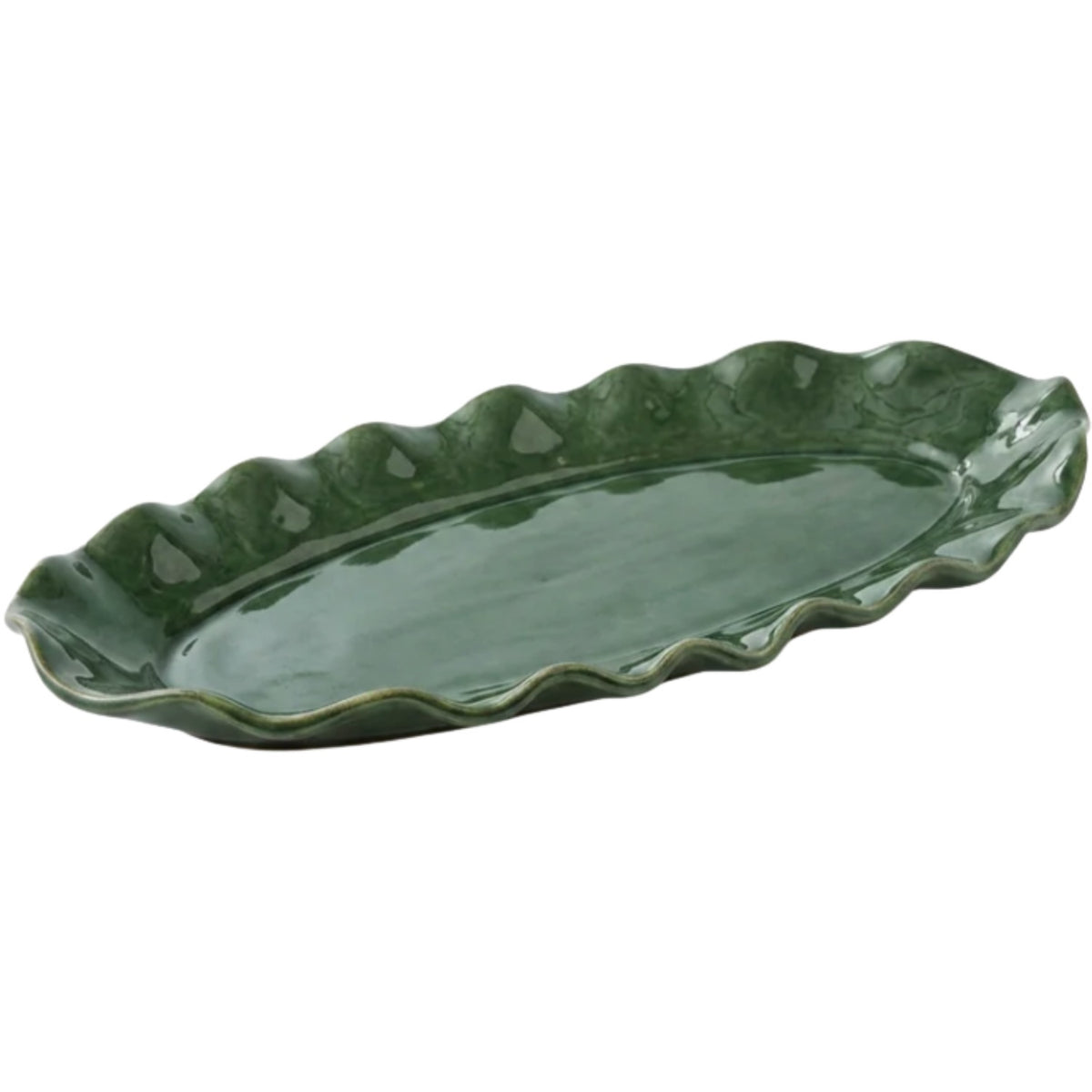 Sullivan Large Oval Plate - Green