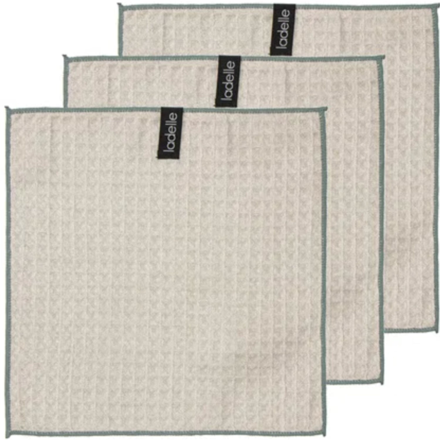 Waffle Microfibre Dish Cloth - Taupe