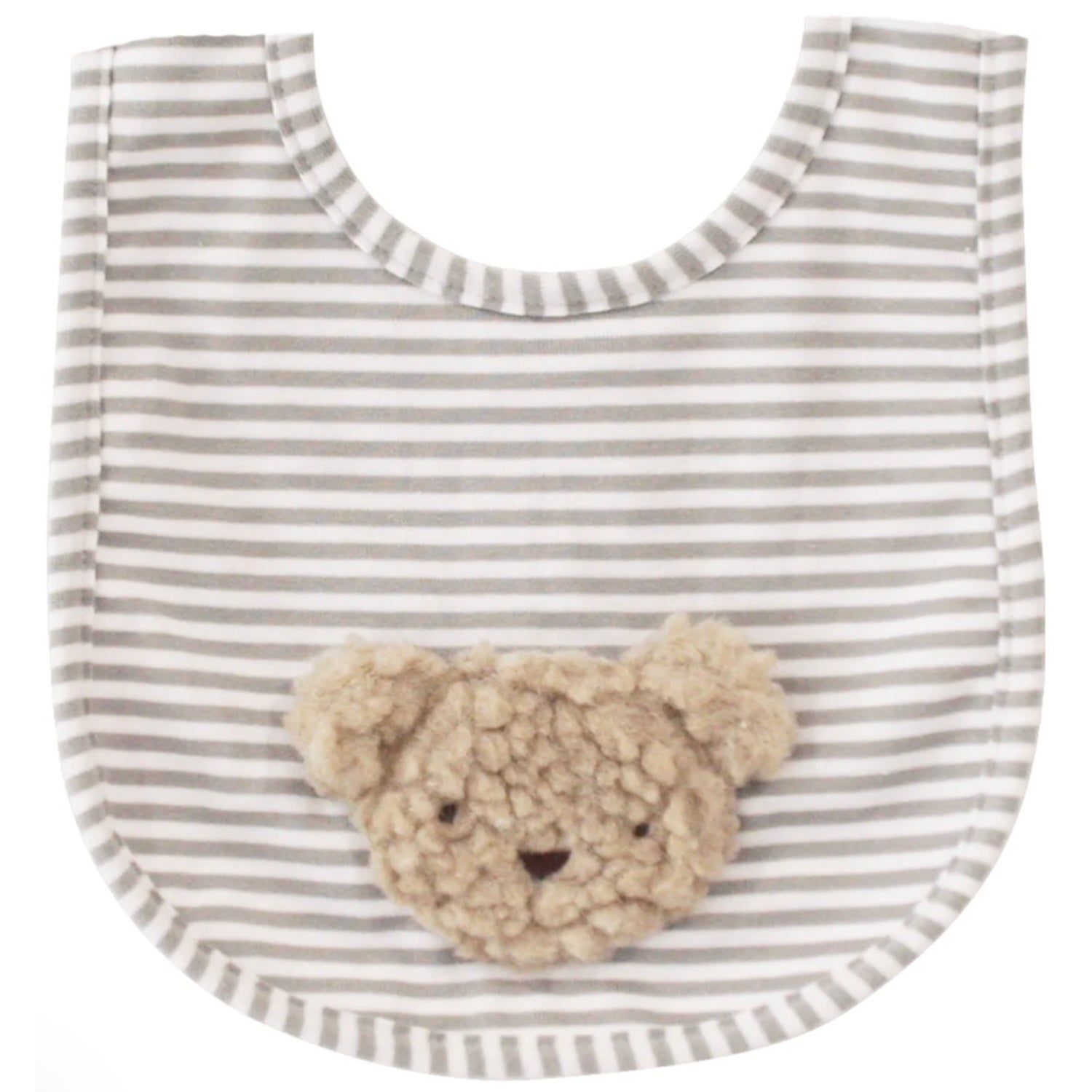 Sherpa Bear Bib - Oatmeal