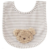 Sherpa Bear Bib - Oatmeal