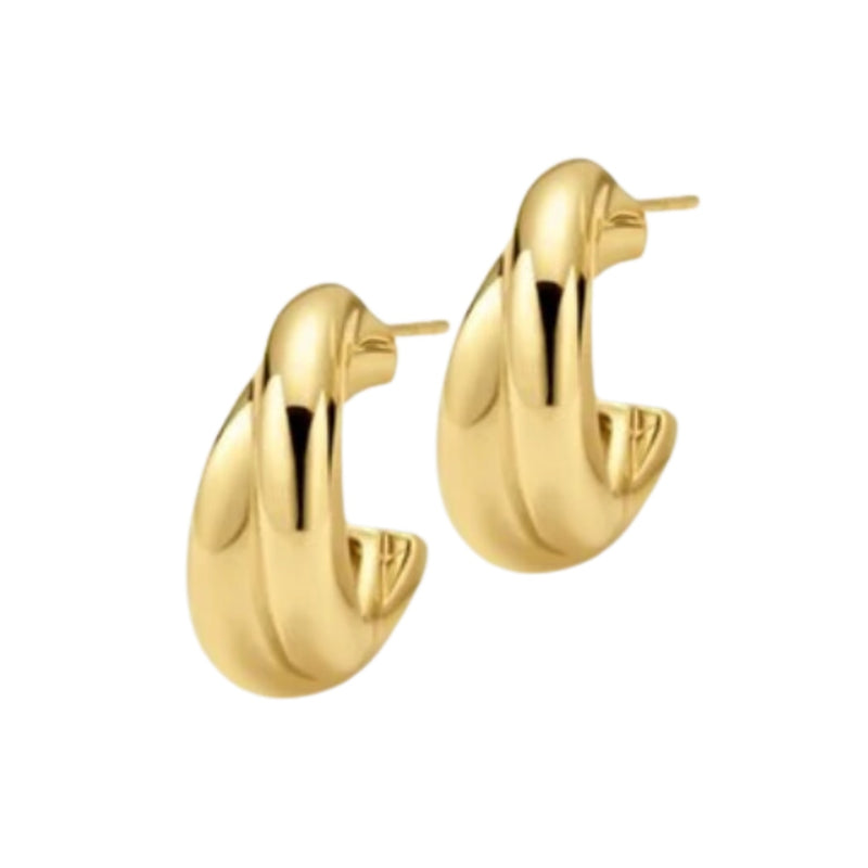 Peyton Hoop Earrings - Gold