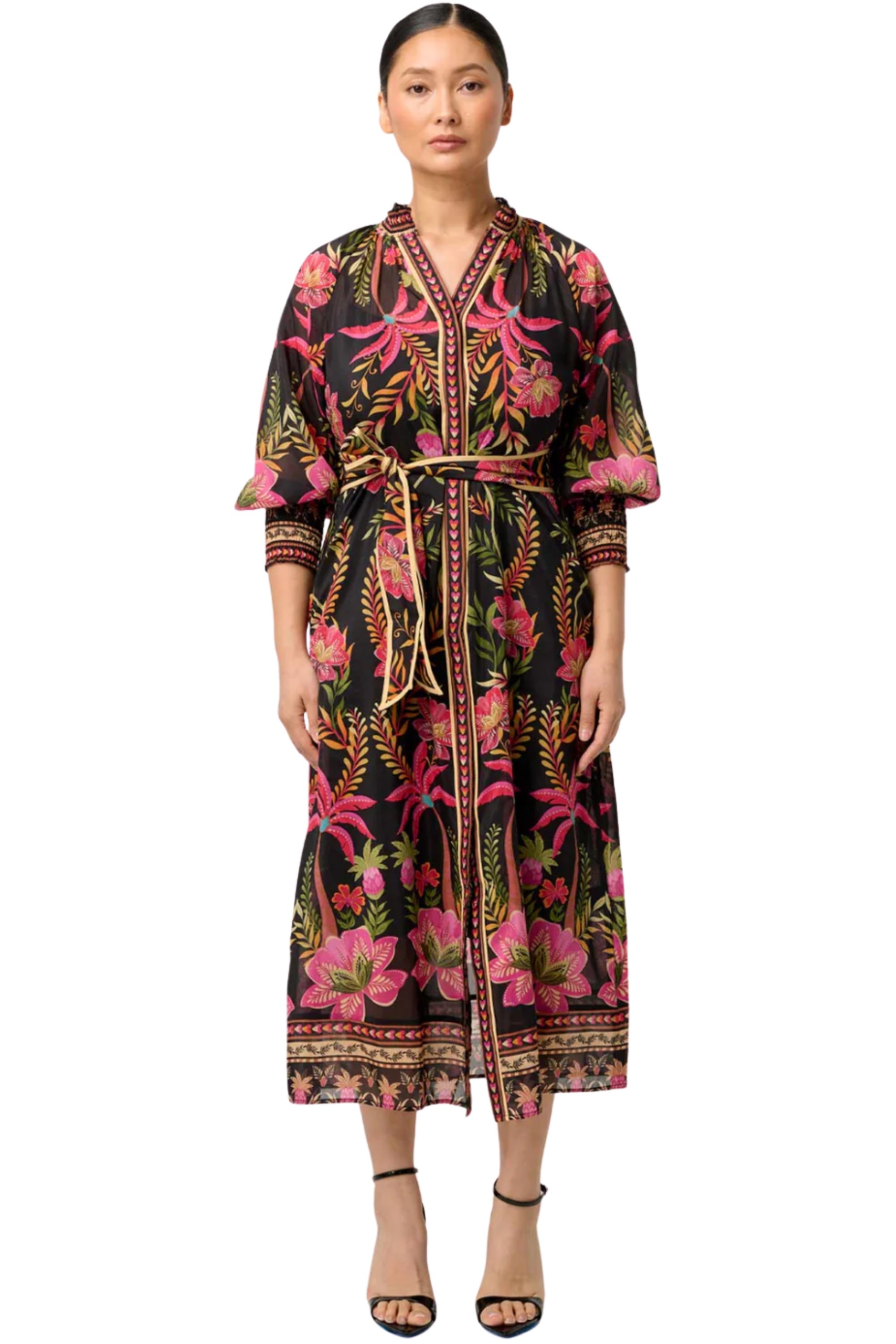 Carmen Maxi Dress - Anthos Lotos