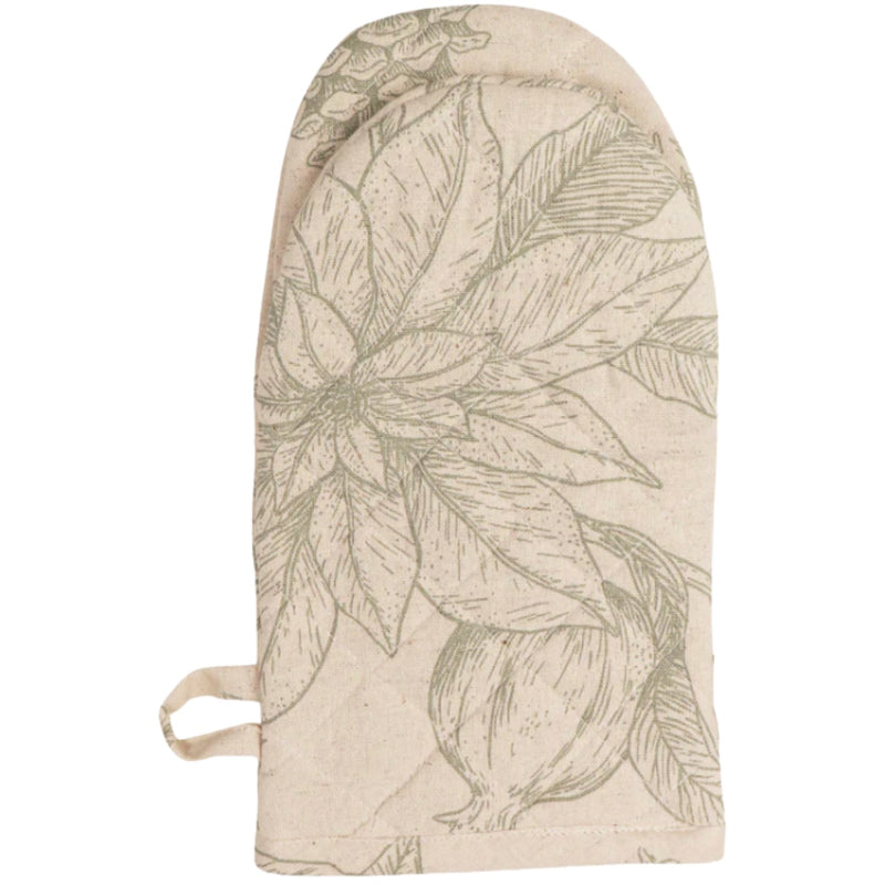 Poinsettia Glove - Olive