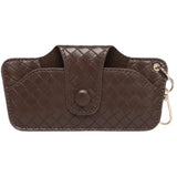Skittle Sunglass Case - Woven Chocolate