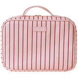 Rosé Pinstripe Cosmetic Bag