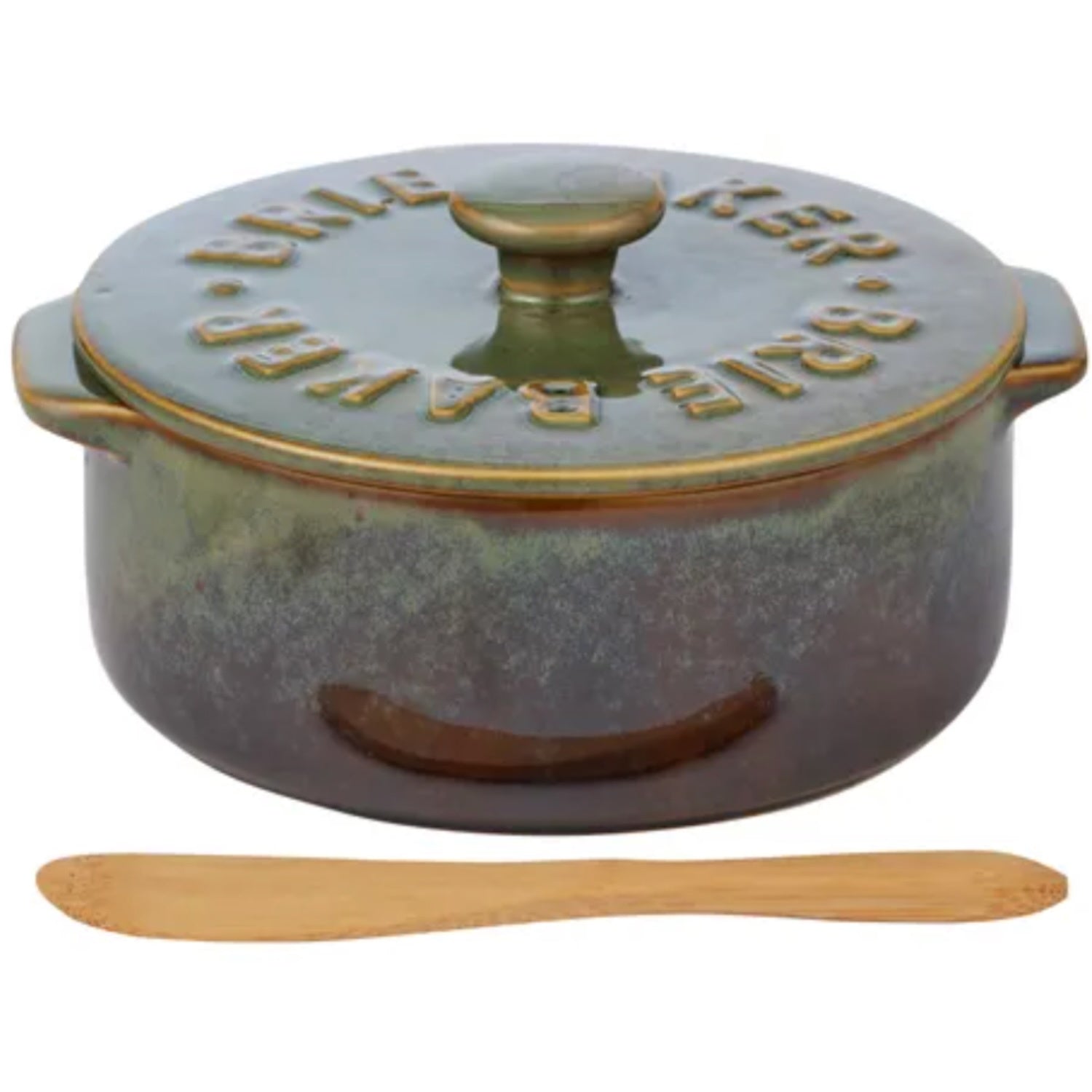 Loire Cer Brie Baker - Olive