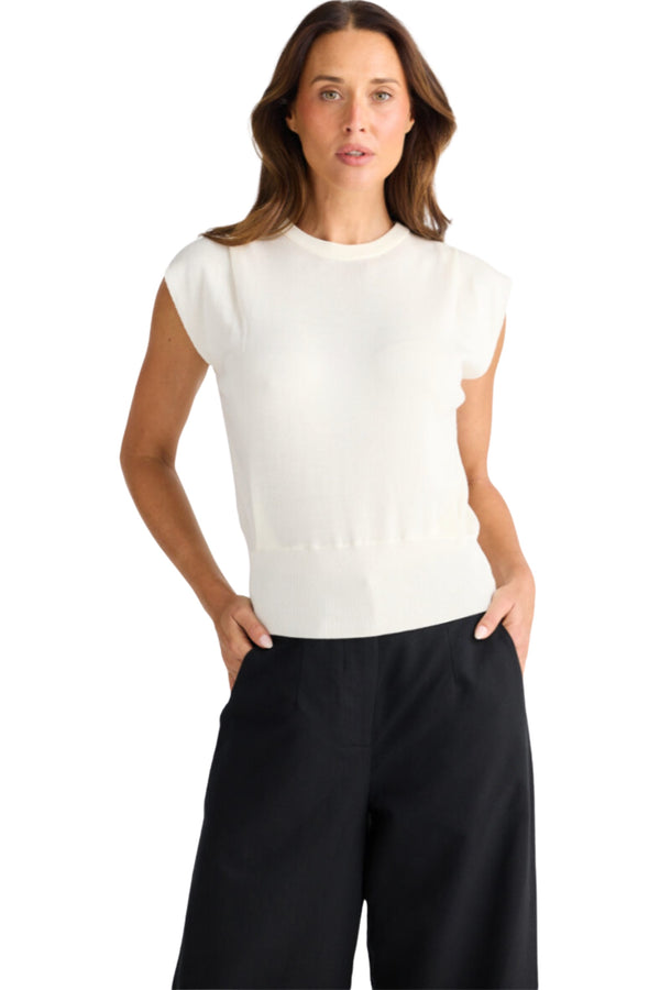 Jordi Knit Top - Off White