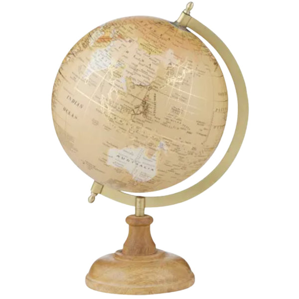 Atlas World Globe - Natural