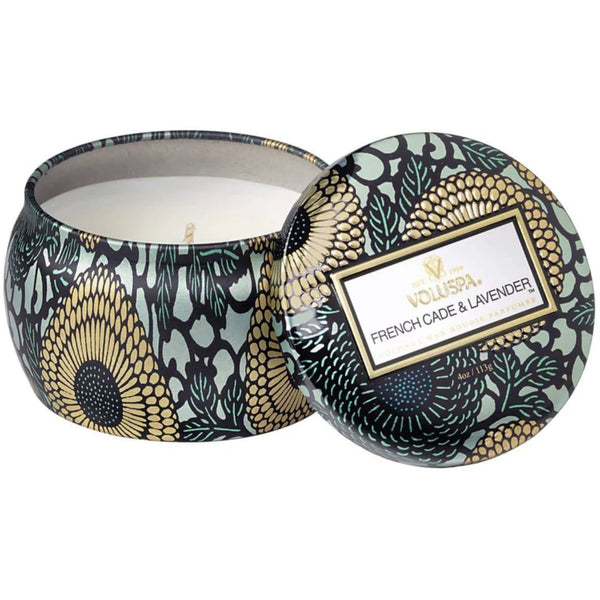 French Cade & Lavender Tin Candle