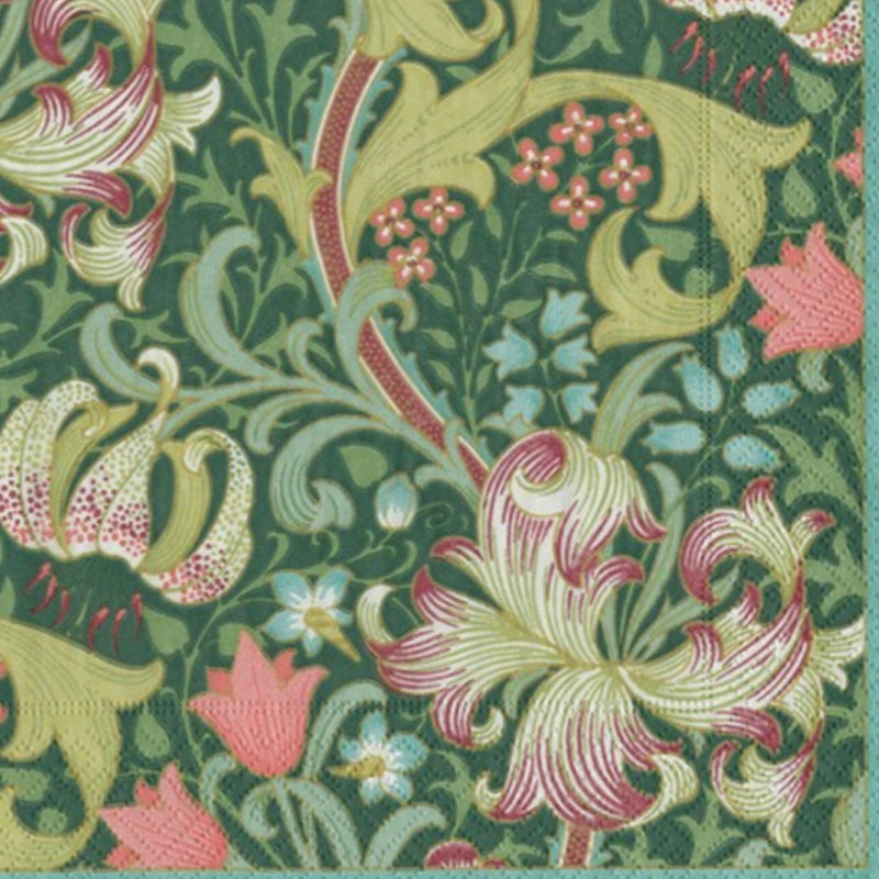 Napkins - Golden Lily Forest