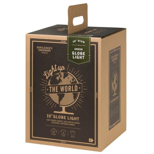 Green Globe Light 10"