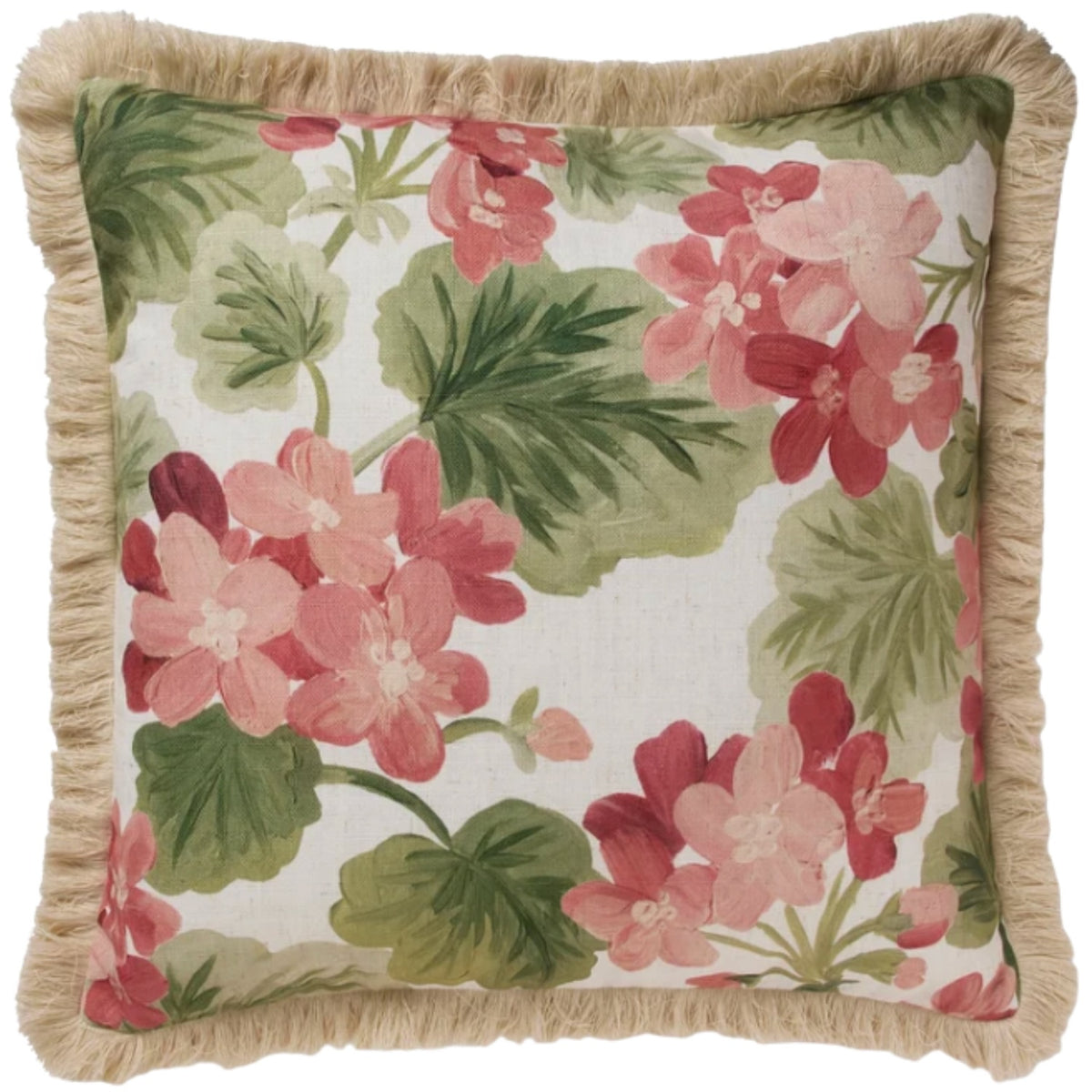 Geranium Cushion 50cm - Rust
