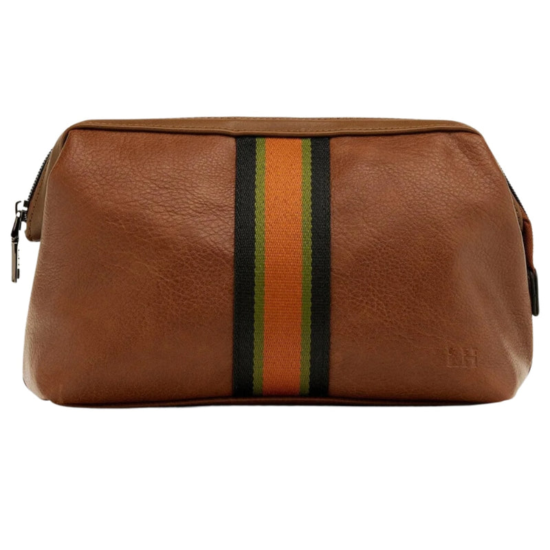 Gilbert Mens Toiletry Bag - Tobacco