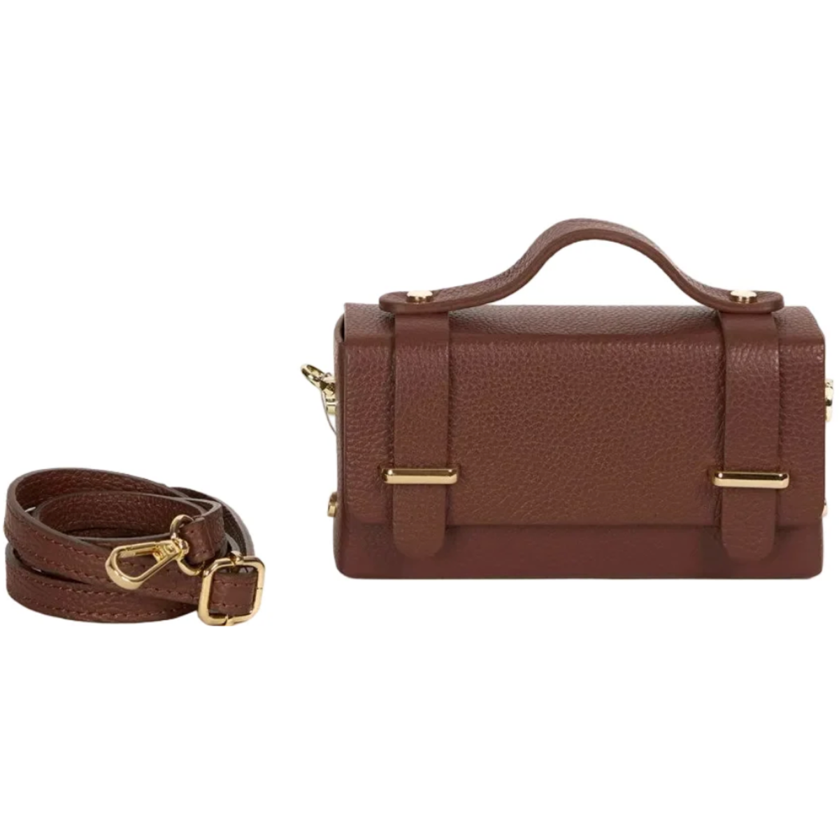 Margot Clutch - Brown