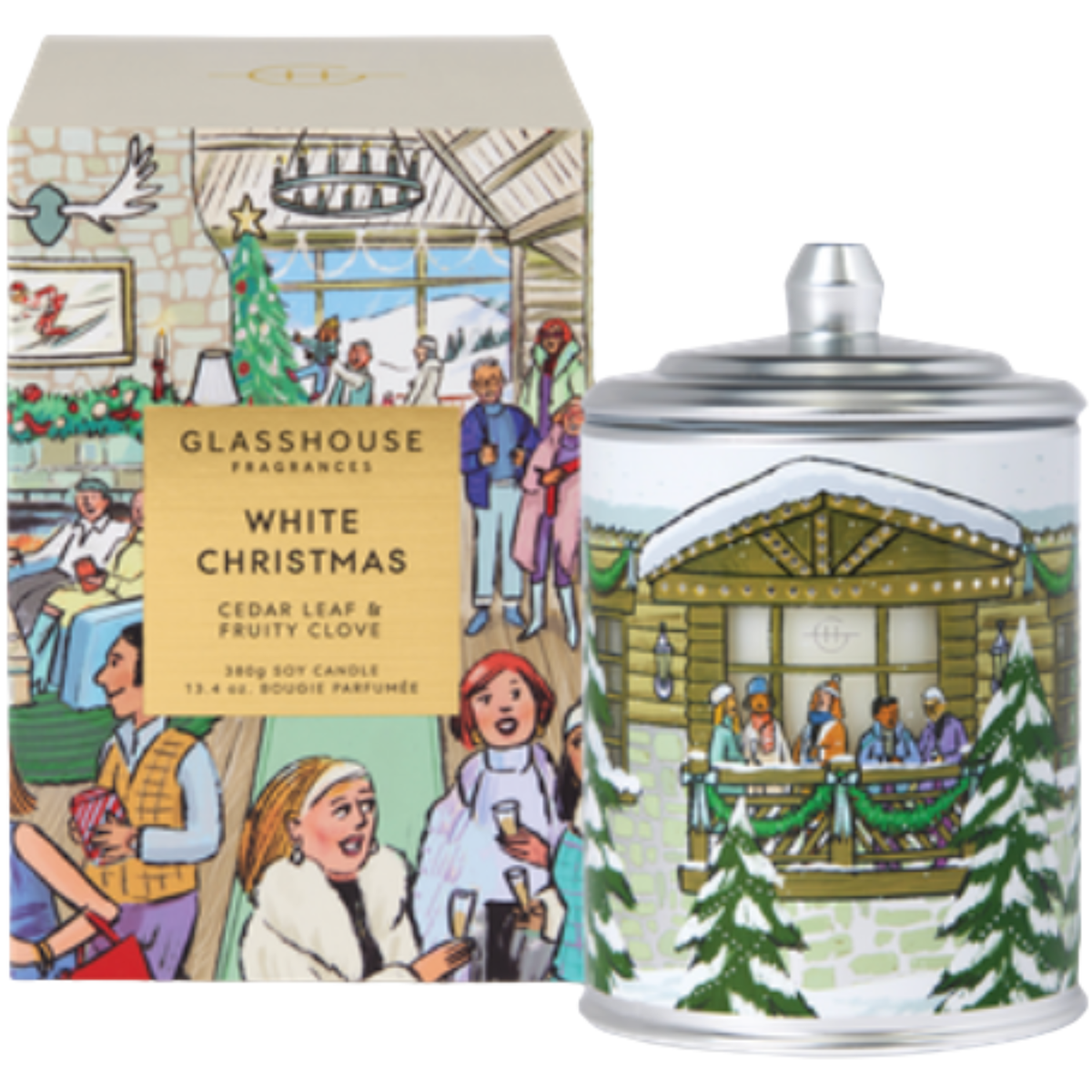 380g Candle - White Christmas 26