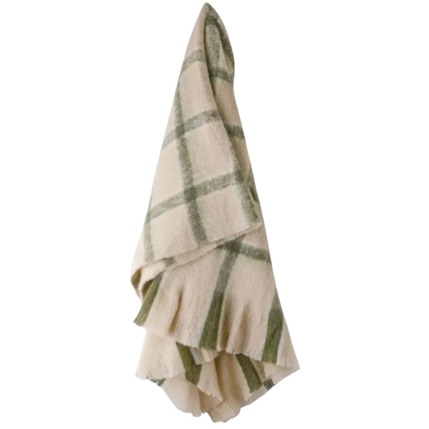 Juniper Check Throw - Green