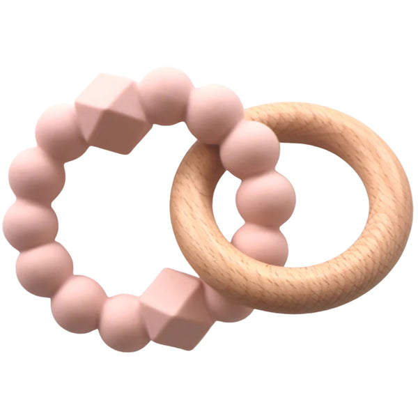 Moon Teether - Dusty Pink