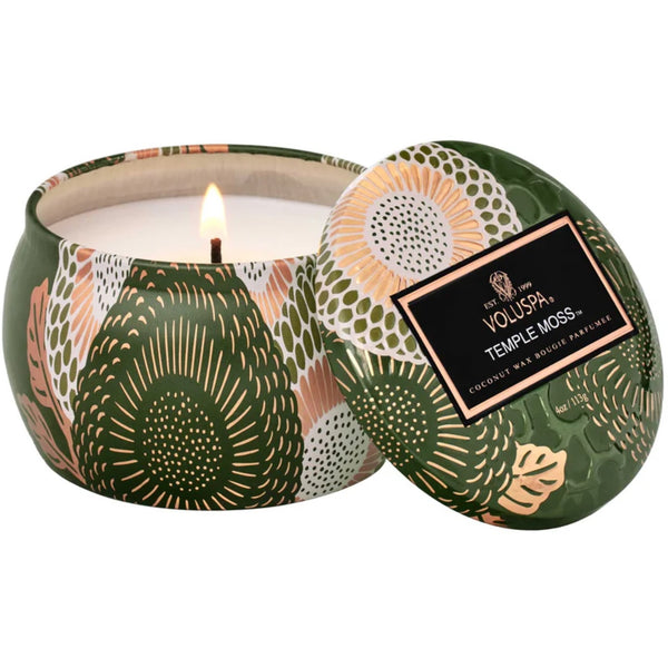 Temple Moss Tin Candle
