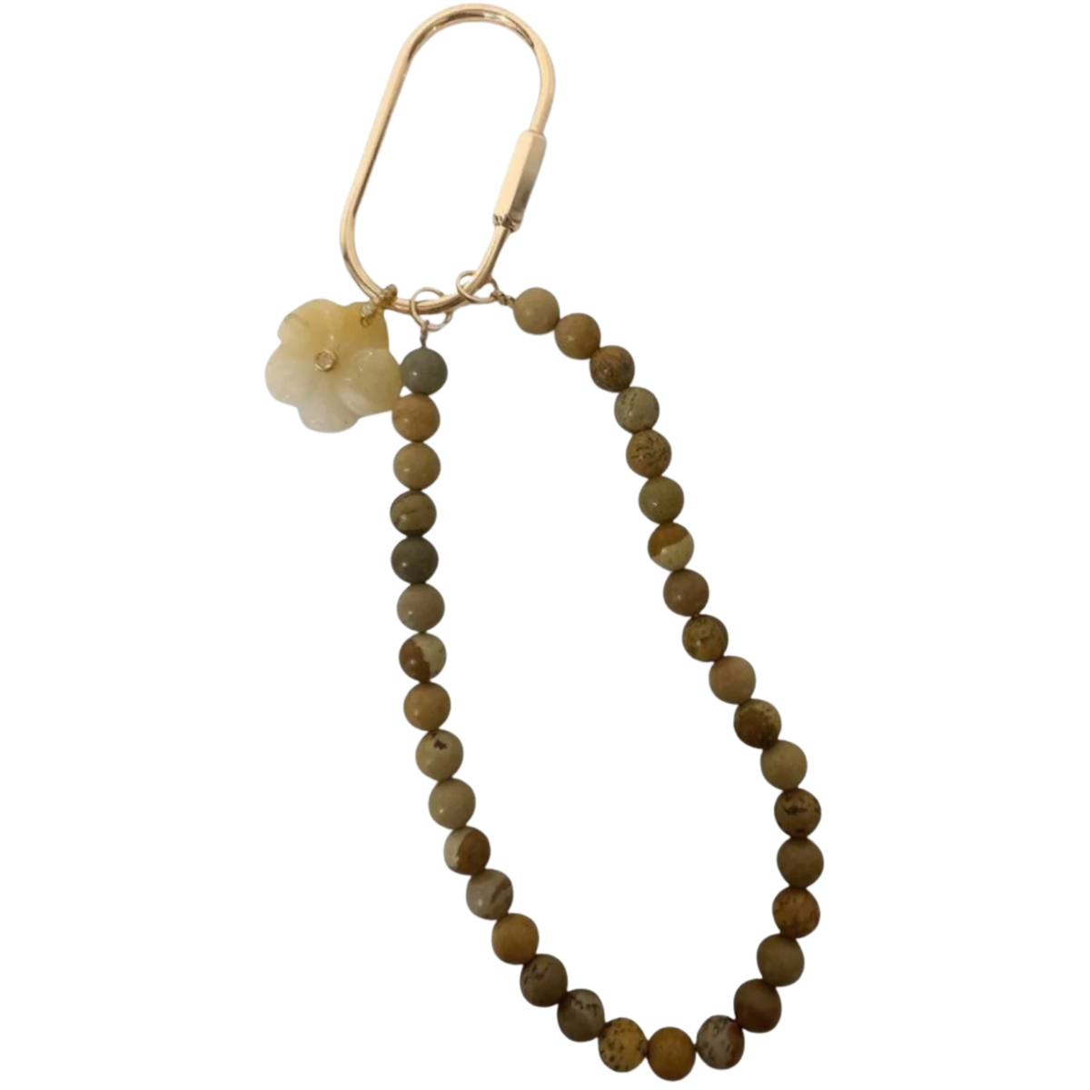 Gemstone Keyring - Natural