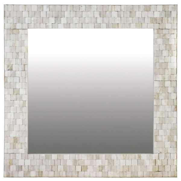 Nepean White Wash Mirror 88cm x 88cm