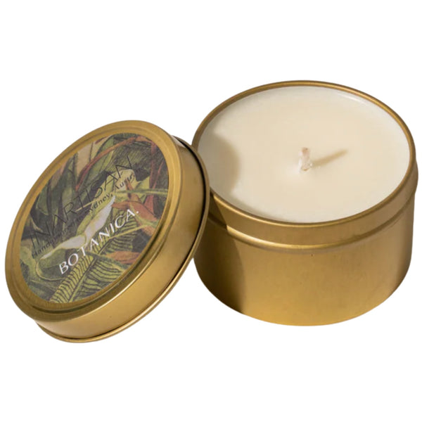 Soy Candle, Brass Tin - Botanica