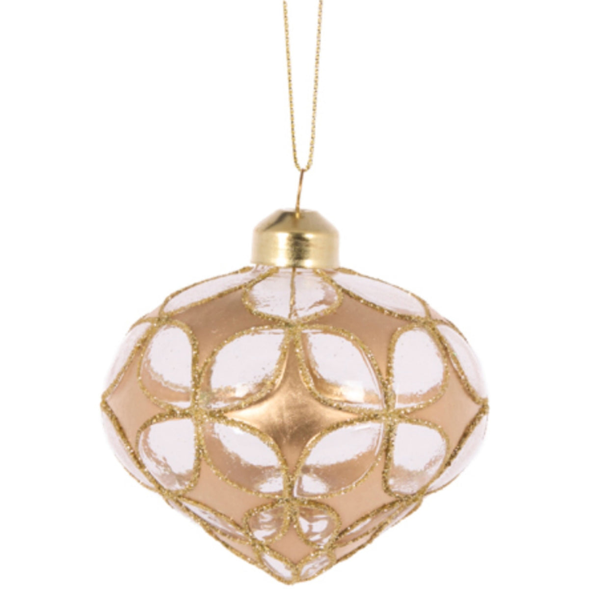 Gold Floret Onion Bauble
