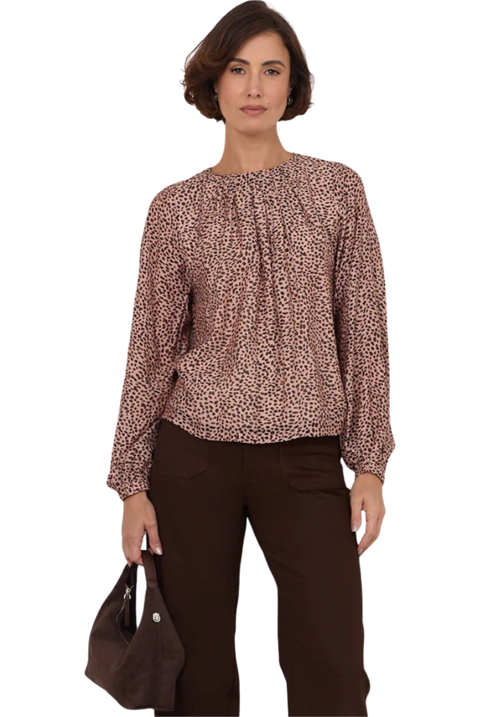 Candice Top - Animal Print