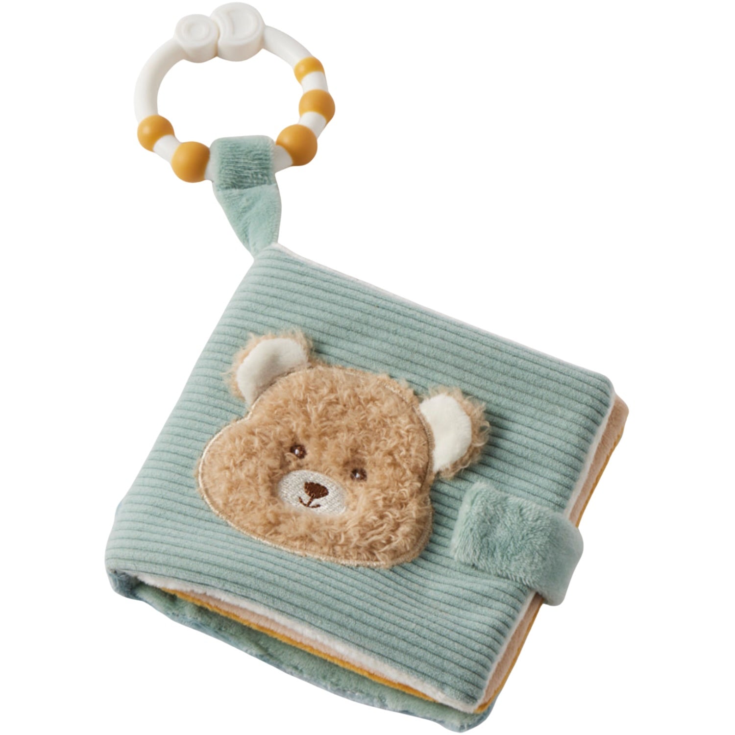 Teddy Bear Fabric Book - Blue