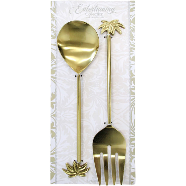 Salad Servers S/2 - Palm