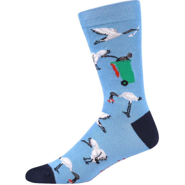 Bin Chicken Socks - Sky Blue (7-11)