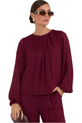 Candice Top - Wine