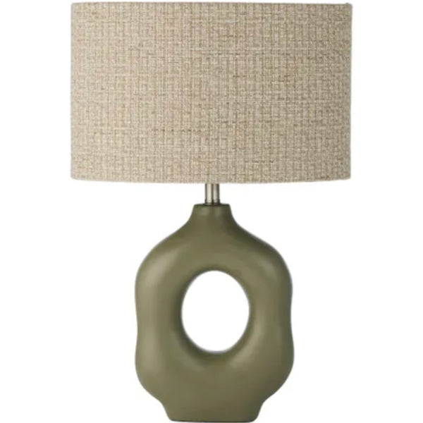 Acre Table Lamp - Green/Natural