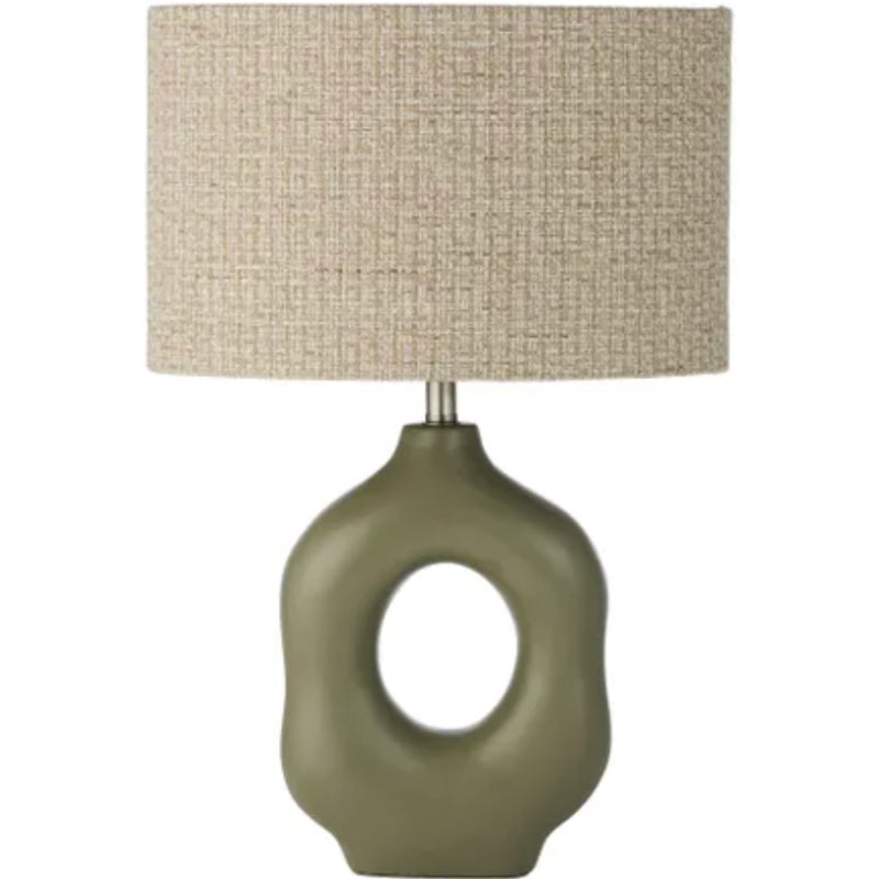 Acre Table Lamp - Green/Natural