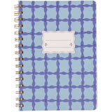 Twinwire Notebook (S) - Blue Lattice