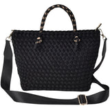 Michigan Tote - Black Neo Plait