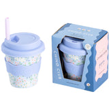 4oz Babychino Cup - Blue Floral